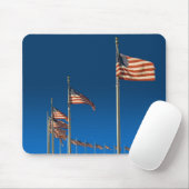Ring of U.S.A. Fahnen Mousepad (Mit Mouse)