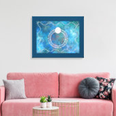 Ring of Water Canvas Print Leinwanddruck (Insitu (Wohnzimmer))