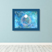 Ring of Water Canvas Print Leinwanddruck (Insitu (Holzboden))