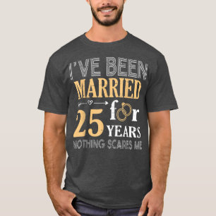 Ring Paar Ich bin seit 25 Jahren verheiratet Nicht T-Shirt