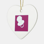 Ring-Pop Keramik Ornament (Links)