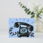 Ring Ring Postkarte (Stehend Vorderseite)