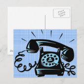 Ring Ring Postkarte (Vorne/Hinten)