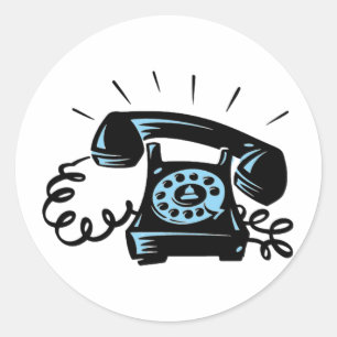 Ring Ring Runder Aufkleber