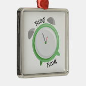 Ring-Ring Silbernes Ornament (Rechts)