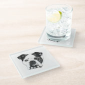 Ring-Safe Bulldog-Untersetzer Glasuntersetzer (Schrägansicht)
