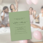 Ring Script Future Mrs Bridal Sage Brautparty Einladung