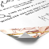 Ring Search Poster Sign für Brautparty (Ecke)