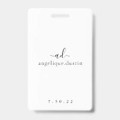 Ring Security-Abzeichen Ausweis (Rückseite)