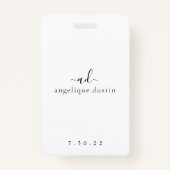 Ring Security-Abzeichen Ausweis (Rückseite)