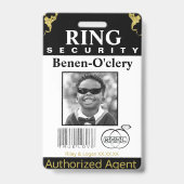 Ring Security-Abzeichen Ausweis (Front)