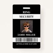 Ring Security Agent Foto ID Ring Bearer Ausweis (Vorderseite)