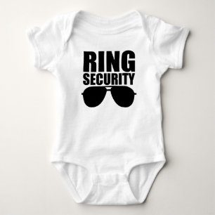 Ring Security Baby Ring Bearer Hochzeit Strampler