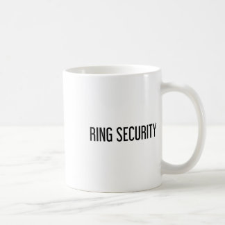 Ring Security Funny Wedbride Groom Party Geschenk Kaffeetasse