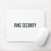 Ring Security Funny Wedbride Groom Party Geschenk Mousepad (Mit Mouse)