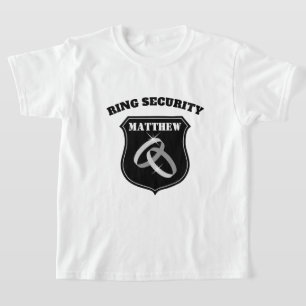Ring Security Hochzeit zum Shirt für Kinder