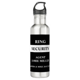 Ring Security Ring Bearer Agent  Edelstahlflasche