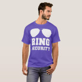 Ring Security   Ring Bearer  Boys Wedding Party T-Shirt (Vorne ganz)