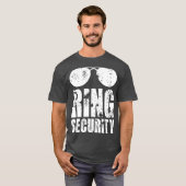 Ring Security Ring Bearer Boys Wedding Party T-Shirt (Vorne ganz)