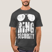 Ring Security Ring Bearer Boys Wedding Party T-Shirt (Vorderseite)