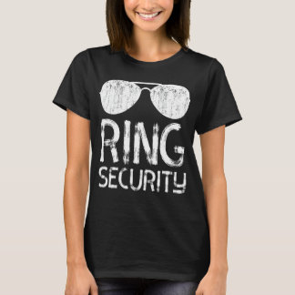 Ring Security Ring Bearer Boys Wedding Party T-Shirt
