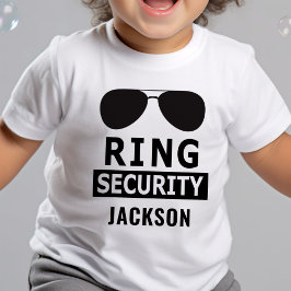 Ring Security Ring Bearer Junge Kleinkind T-shirt