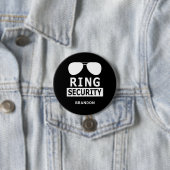 Ring Security Ring Bearer Trauzeuge Geschenk Button (Beispiel)