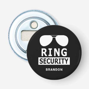 Ring Security Ring Bearer Trauzeuge Geschenk Flaschenöffner