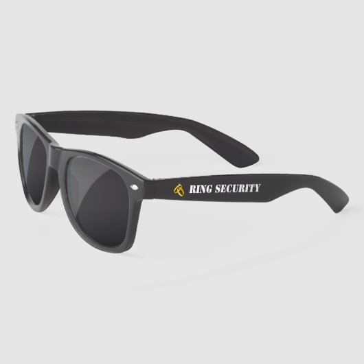 Ring Security schwarze Sonnenbrille für Ringträger (Links)