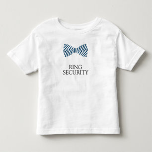 Ring Security-Shirt mit Bow-Krawatte für Ringträge Kleinkind T-shirt