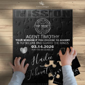 Ring Security versteckte Bilder Puzzle Einladung