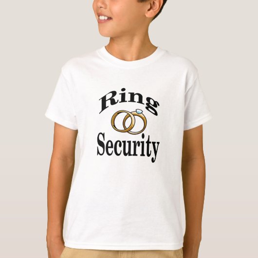Ring Security Wedding Kids Shirt (Vorderseite)