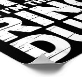 Ring Security Wedding Party Funny Ring Bearer  Poster (Ecke)