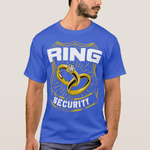 Ring-Sicherheits-Hochzeitsgesellschaft Ringträger T-Shirt