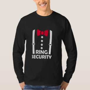 Ring-Sicherheits-Tuxedo-Ringträger-Hochzeits-Tux-K T-Shirt