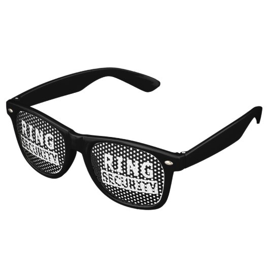 Ring Sicherheitsring Träger Geschenke Partybrille (Schrägansicht)