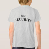 Ring-Sicherheitsring-Träger Tri-Blend Shirt (Rückseite)