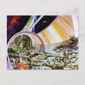 Ring Space Station - Future Off-World Habitat Postkarte (Vorderseite)