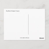 Ring Street, Budapest, Ungarn Postkarte (Rückseite)