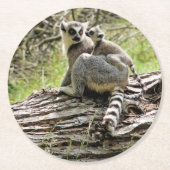 RING-TAED LEMUR RUNDER PAPPUNTERSETZER (Vorderseite)