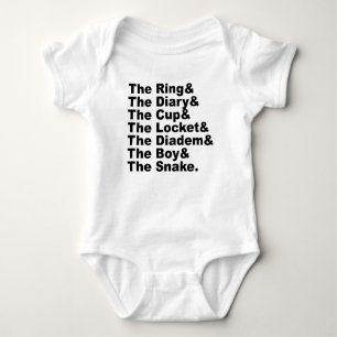 Ring & Tagebuch & Tasse & Medaillon & Diadem & Jun Baby Strampler
