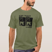 RING TAIL LEMUR Affe Madagaskar Tierlemuren T-Shirt (Vorderseite)