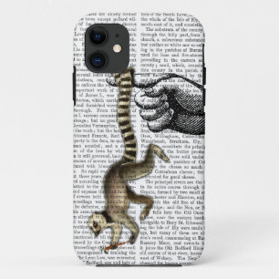 Ring Tail Lemur auf Finger 2 Case-Mate iPhone Hülle