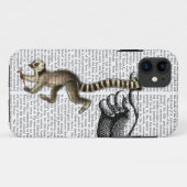 Ring Tail Lemur auf Finger 2 Case-Mate iPhone Hülle (Rückseite (Horizontal))