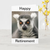 ring tail lemur karte (Gelbe Blume)