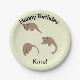 Ring Tail Possums   Pappteller