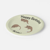 Ring Tail Possums   Pappteller (Schrägansicht)