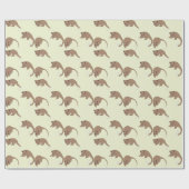Ring Tail Possums  Wrapping Paper Geschenkpapier (Flach)