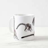 Ring-tailed lemur kaffeetasse (Vorderseite Links)