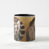 Ring Tails Lemur 2-Panel 2-Töne Tasse (Zentrum)